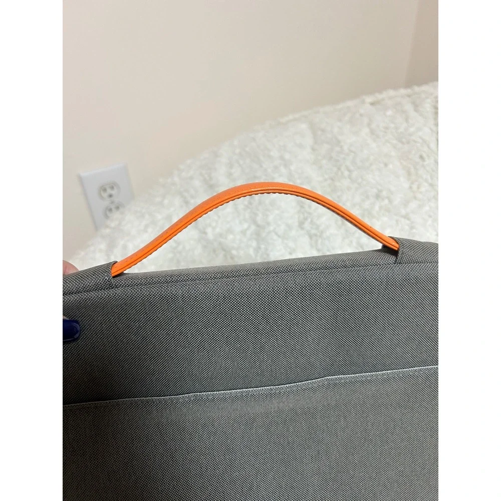 ProCase Laptop Sleeve Case Pouch Gray‎ Orange Handle Zipper Closure